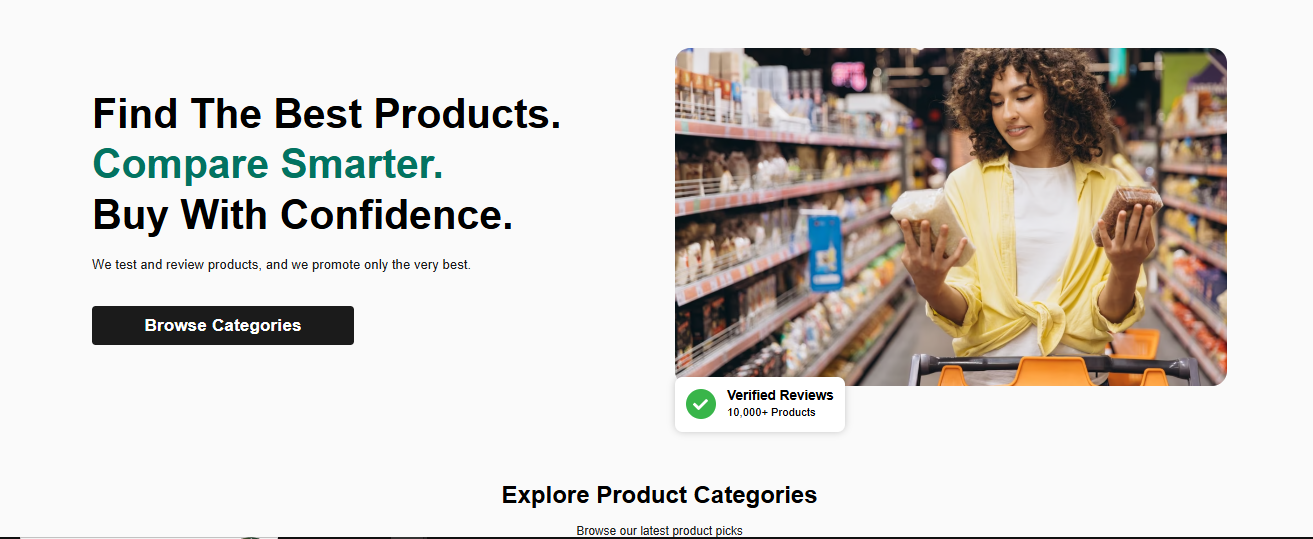 Shop For Your Home – Product Comparison Platform