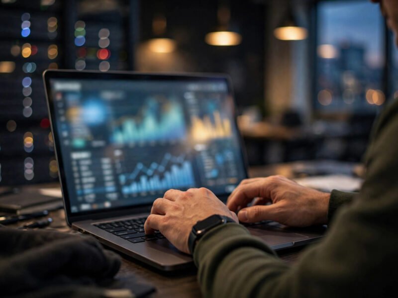 Developer optimizing a WordPress database on a laptop — optimize WordPress database guide