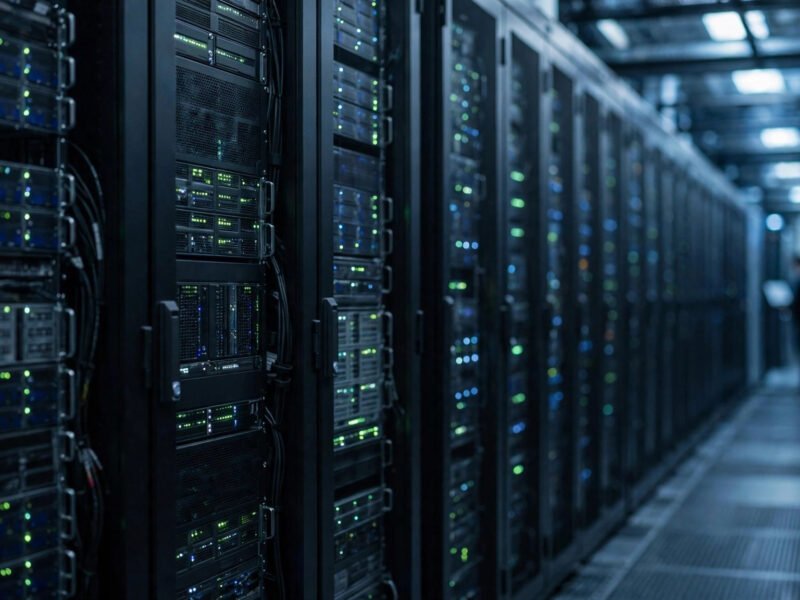 Server room representing how to migrate a WordPress site to a new host safely