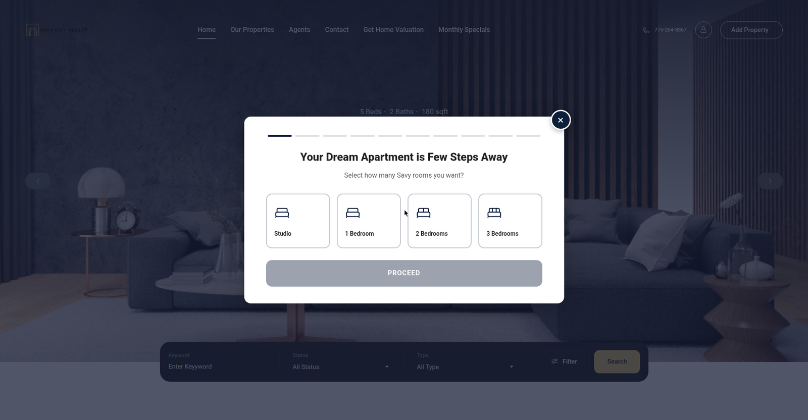 Savy City Realty website by Amaar Ahmed